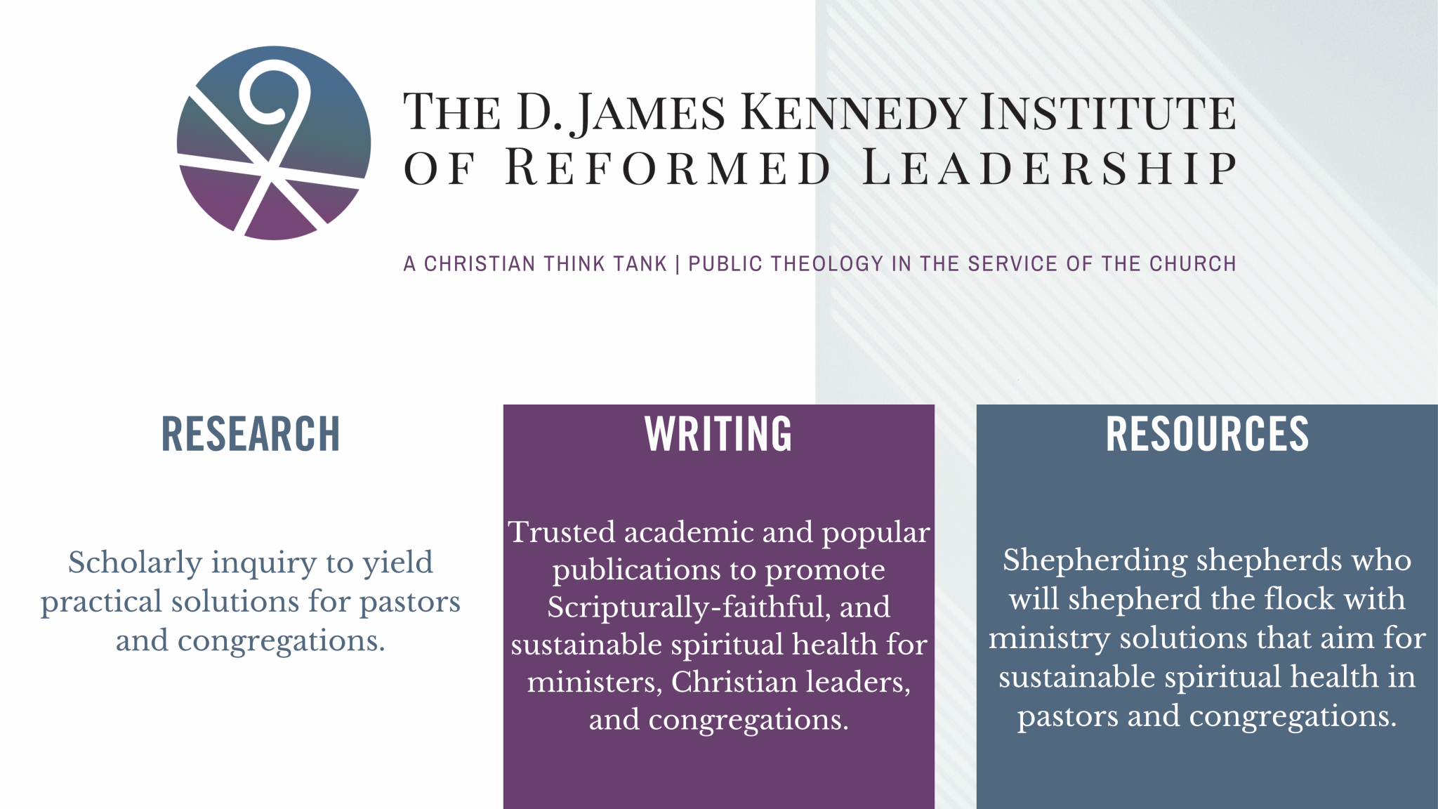 The D. James Kennedy Institute for Reformed Leadership